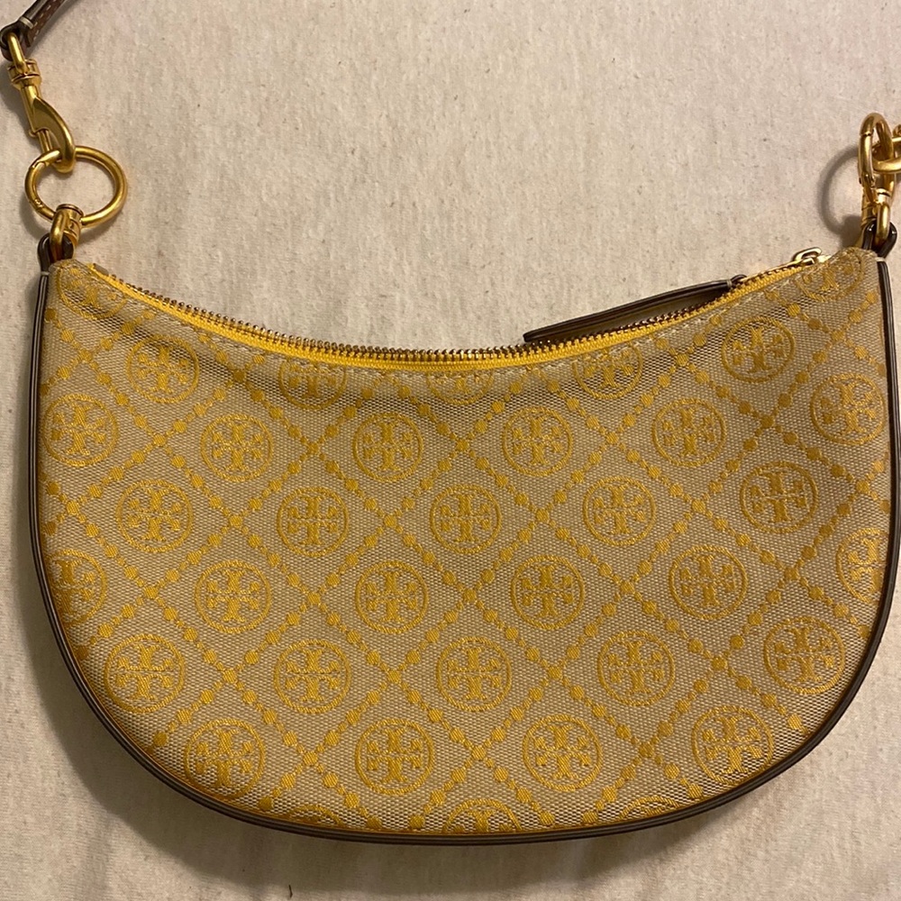 Tory Burch T Monogram Jacquard Mini Hobo